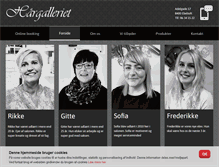 Tablet Screenshot of hargalleriet.dk